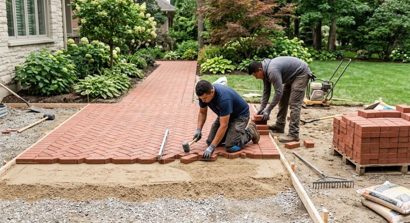 Brick Landscaping Service in Manchester, NH