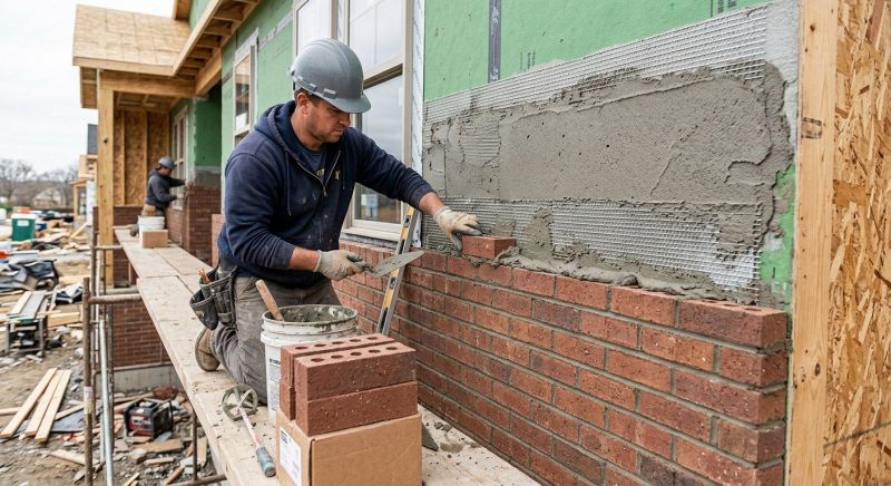 Brick Veneer Siding Installation in Napa, CA