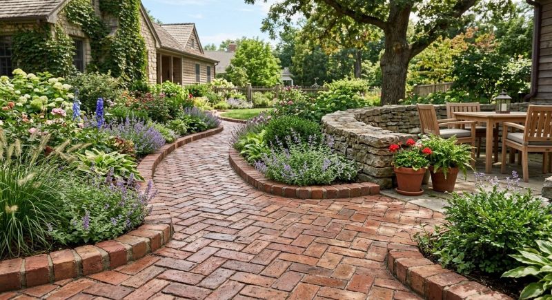Brick Walkway Installation in Fairfield County, CT